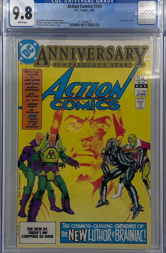 Action Comics #544 | Anniversary Issue | CGC 9.8