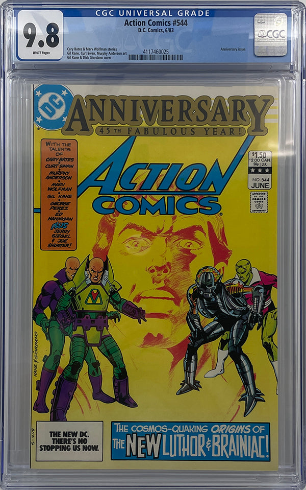 Action Comics #544 | Anniversary Issue | CGC 9.8