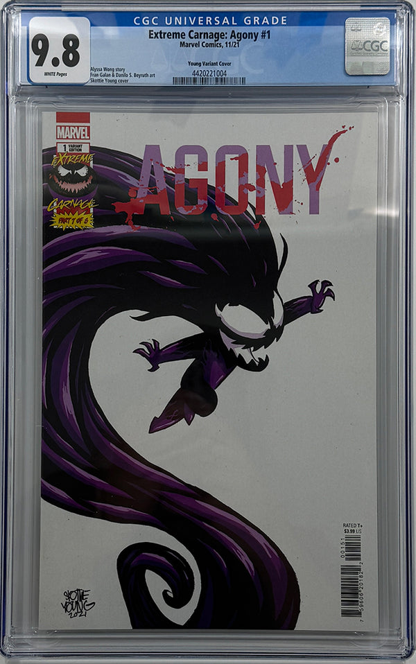 Extreme Carnage: Agony #1 | Skottie Young Variant Cover | CGC 9.8