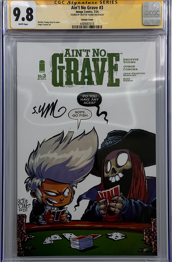 Ain't No Grave #3 | 1:25 Ratio Variant | Signed by Skottie Young | CGC SS 9.8
