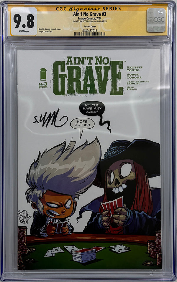 Ain't No Grave #3 | 1:25 Ratio Variant | Signed by Skottie Young | CGC SS 9.8