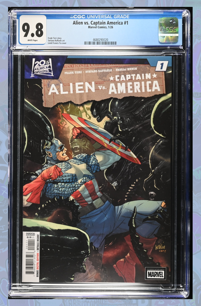 Alien vs. Captain America #1 | Cover A | CGC 9.8