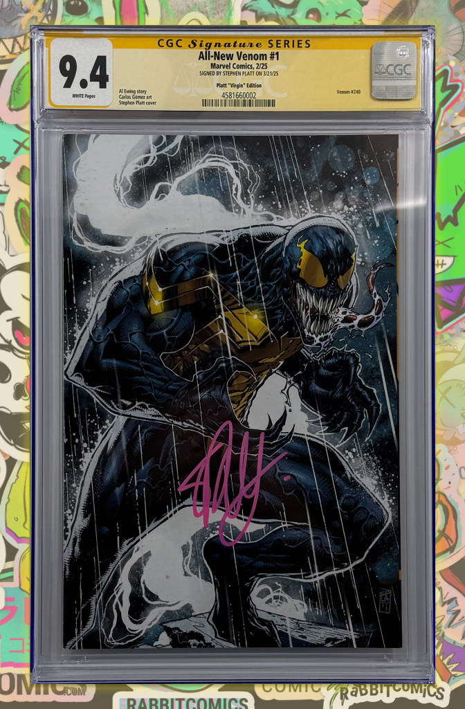 ALL-NEW VENOM #1 | STEPHEN PLATT 1:100 RATIO VARIANT | CGC SS 9.4