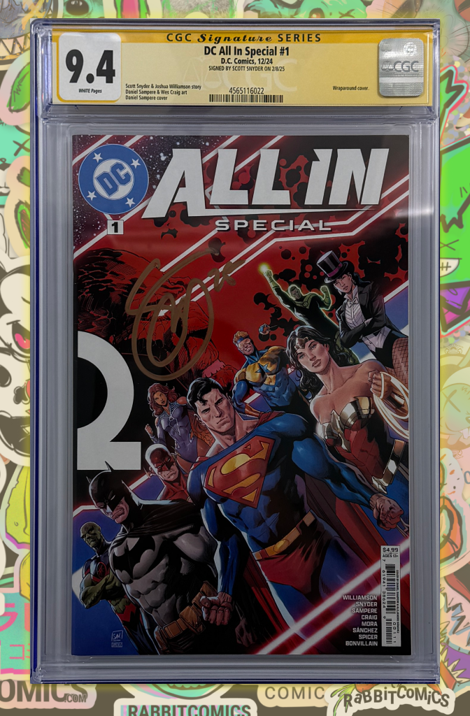 DC ALL IN SPECIAL #1 | COVER A | SIGNED BY SCOTT SYNDER | CGC SS 9.4
