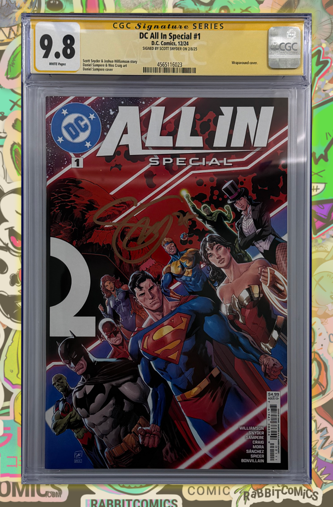DC ALL IN SPECIAL #1 | COVER A | SIGNED BY SCOTT SYNDER | CGC SS 9.8