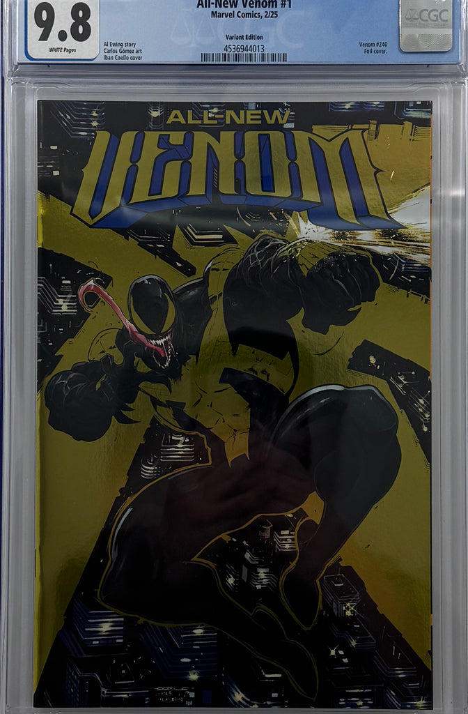 ALL-NEW VENOM #1 | IBAN COELLO GOLD FOIL VARIANT | CGC 9.8
