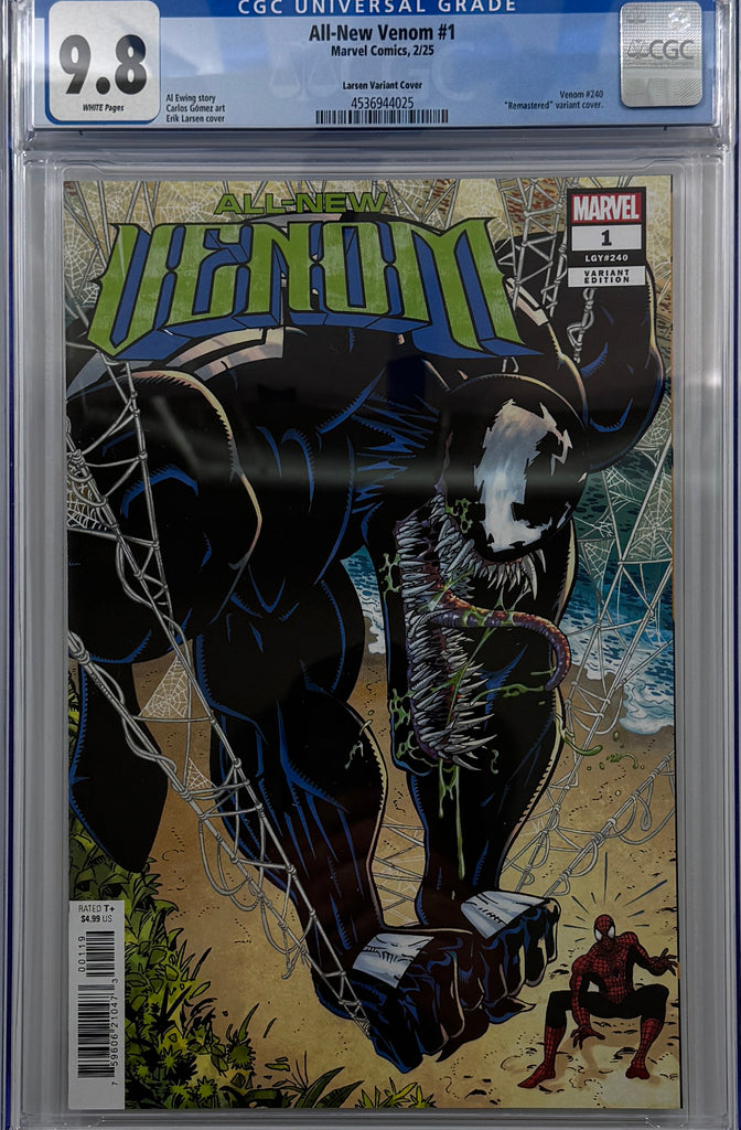 ALL-NEW VENOM #1 | ERIK LARSEN REMASTERED 1:50 RATIO VARIANT | CGC 9.8