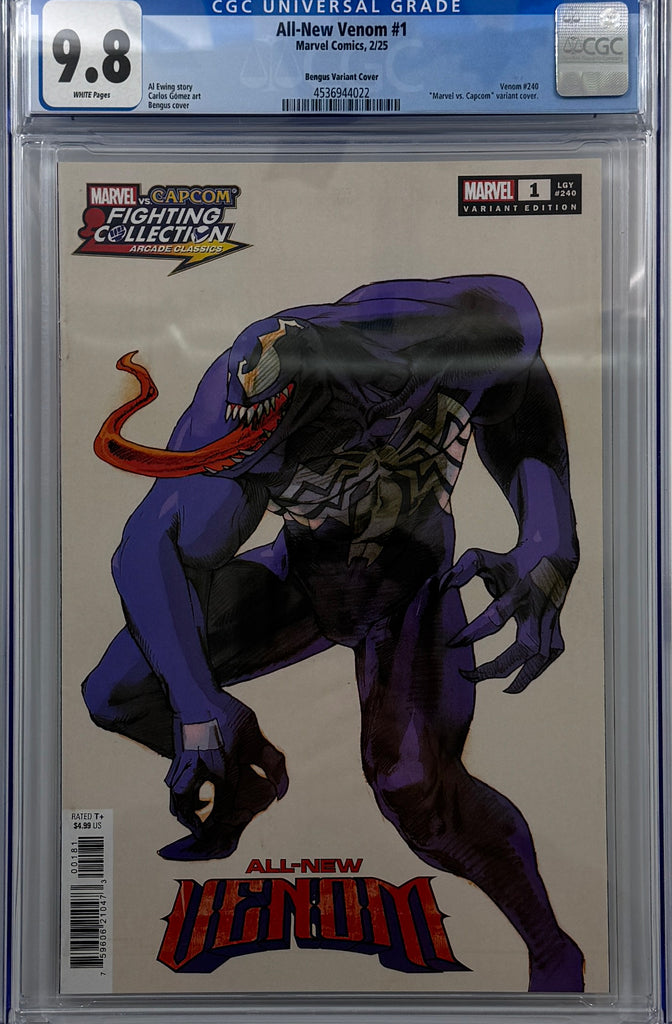 ALL-NEW VENOM #1 | BENGUS MARVEL VS CAPCOM VARIANT | CGC 9.8