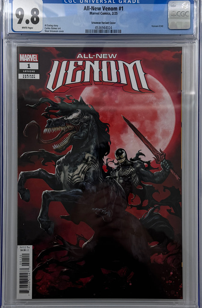 ALL-NEW VENOM #1 | SKAN 1:25 RATIO VARIANT | CGC 9.8