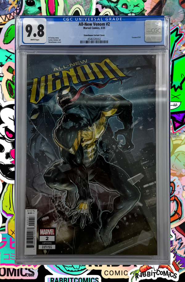 ALL-NEW VENOM #2 | STONEHOUSE 1:25 RATIO VARIANT | CGC 9.8