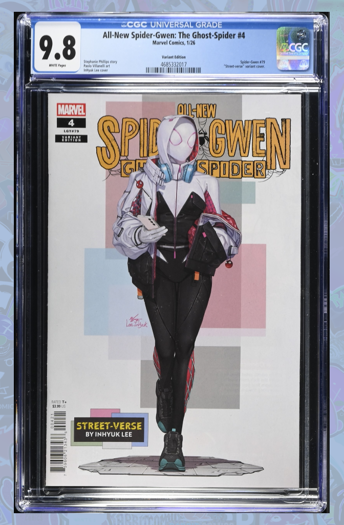 All New Spider Gwen: The Ghost Spider #4 Inhyuk Lee Street Verse Variant | CGC 9.8