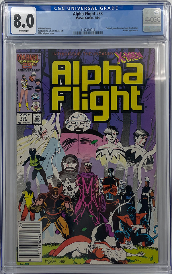 Alpha Flight #33 | Oyama Becomes Lady Deathstrike | CGC 8.0