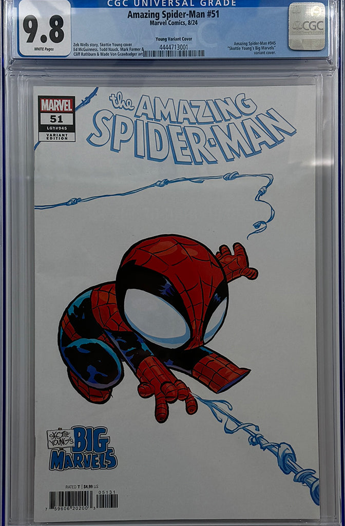 AMAZING SPIDER-MAN #51 | SKOTTIE YOUNG'S BIG MARVEL VARIANT | CGC 9.8