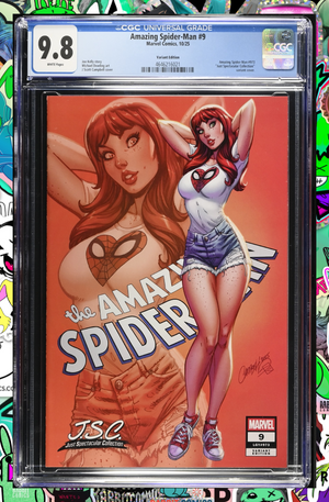 Amazing Spider-Man #9 | J. Scott Campbell JSC Variant | CGC 9.8