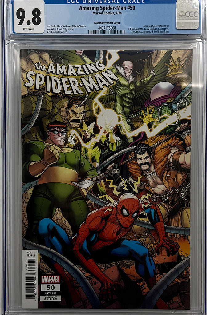 AMAZING SPIDER-MAN #50 | NICK BRADSHAW 1:25 VARIANT | CGC 9.8