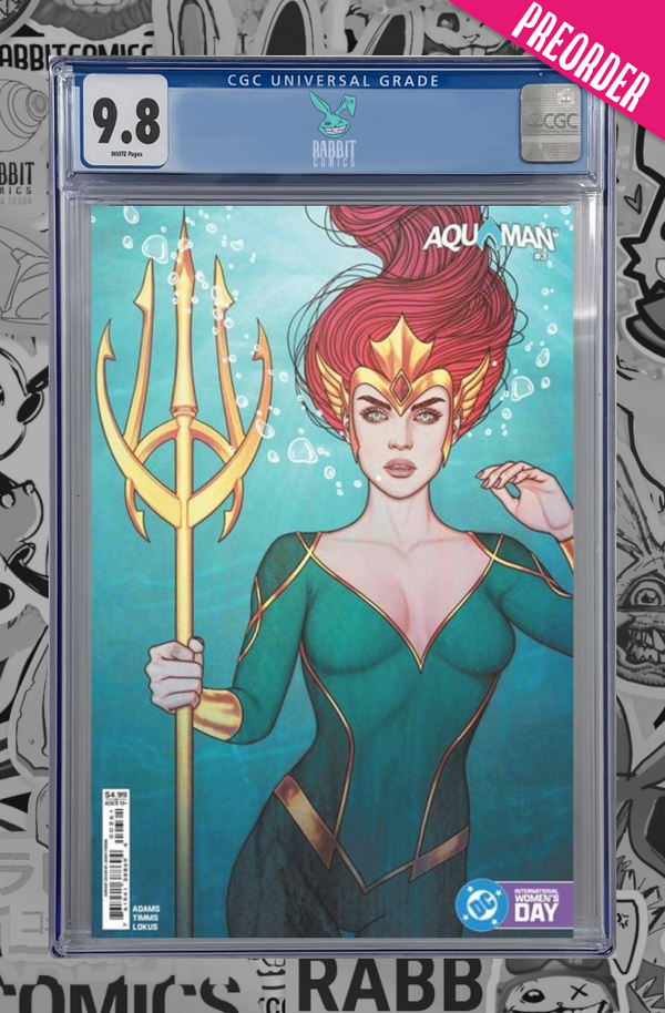 Aquaman #3 | Cover E Jenny Frison International Womens Day Mera Card Stock Variant | CGC 9.8 | PREORDER