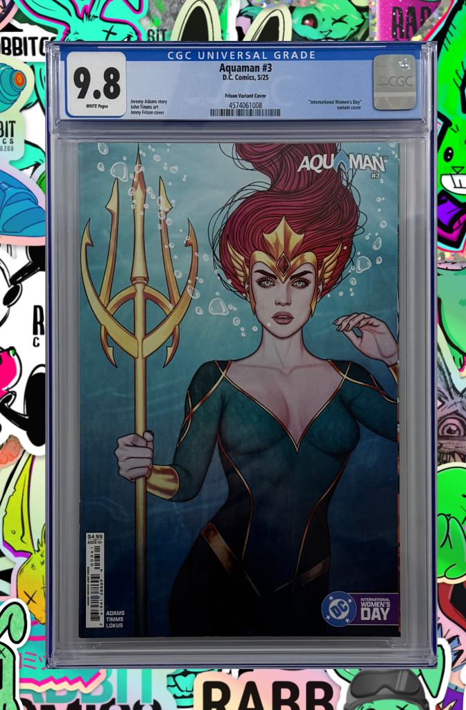 Aquaman #3 | Cover E Jenny Frison International Womens Day Mera Card Stock Variant | CGC 9.8