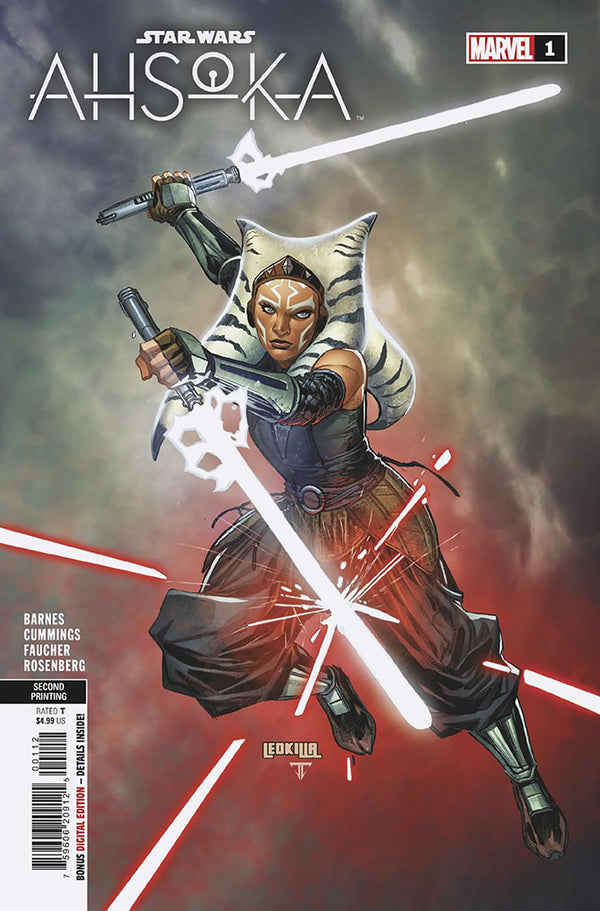 STAR WARS: AHSOKA #1 | KEN LASHLEY 2ND PRINTING VARIANT