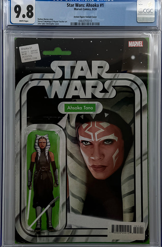 STAR WARS: AHSOKA #1 | JTC ACTION FIGURE VARIANT | CGC 9.8