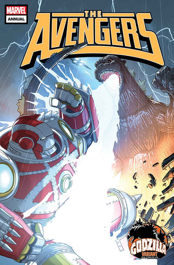 AVENGERS ANNUAL #1 | PETE WOODS GODZILLA VARIANT