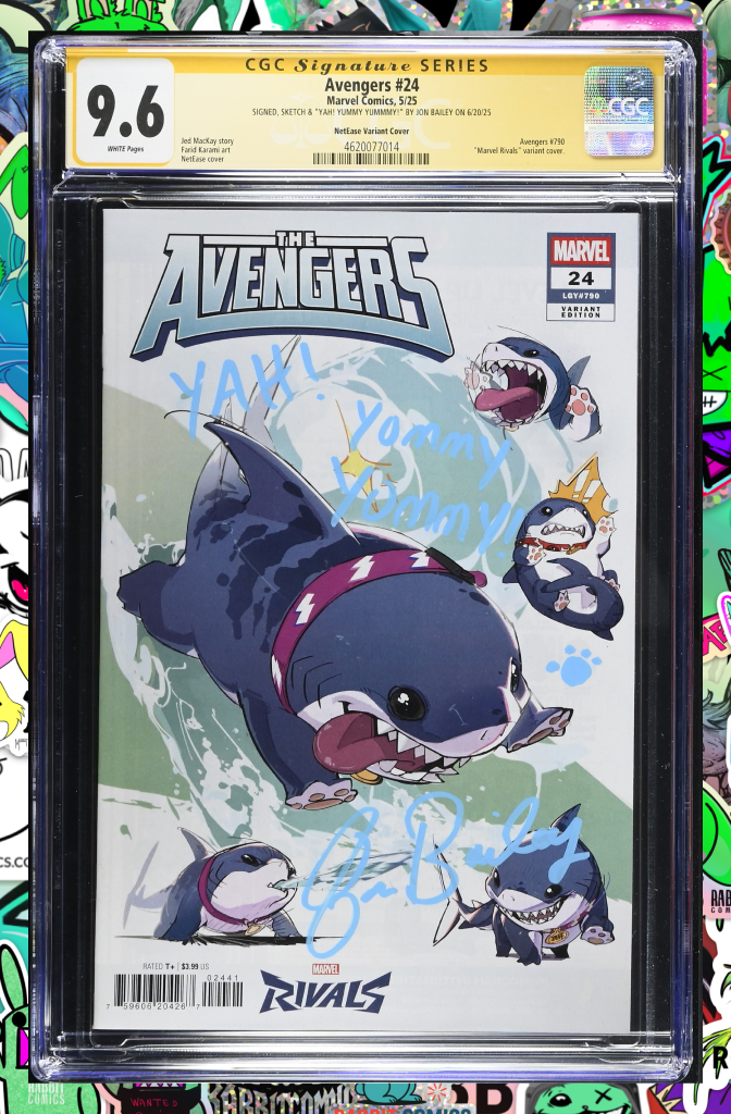 Avengers #24 | Jeff Rivals Variant Signed by Voice Actor John Bailey | CGC SS 9.6