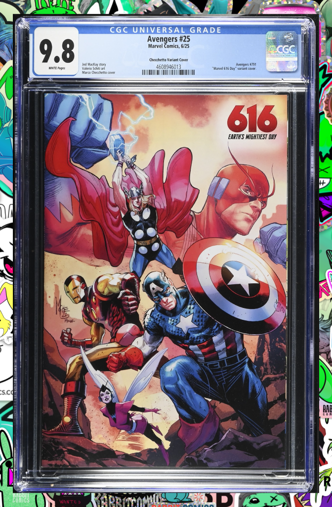 Avengers #25 | Checchetto Marvel 616 Day One Per Store Variant | CGC 9.8