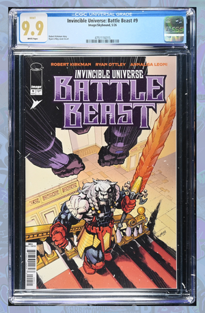 Invincible Universe Battle Beast #9 Cover A Ryan Ottley | CGC 9.9