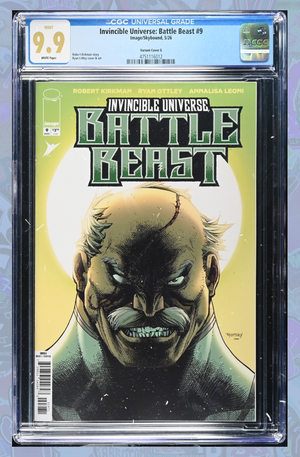 Invincible Universe Battle Beast #9 Cover G Ryan Ottley | CGC 9.9