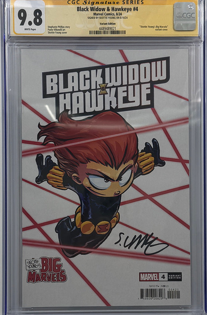 Black Widow & Hawkeye #1 | Young Variant | Signed by Skottie Young | CGC SS 9.8