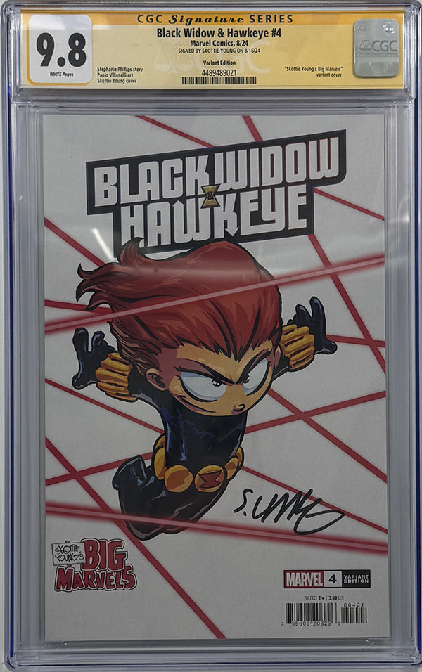 Black Widow & Hawkeye #1 | Young Variant | Signed by Skottie Young | CGC SS 9.8