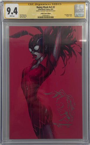 Bunny Mask: The Hollow Inside #2 | Ivan Tao Variant | CGC SS + Remark 9.4