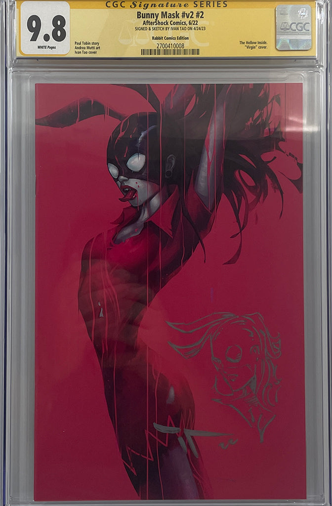 Bunny Mask: The Hollow Inside #2 | Ivan Tao Variant | CGC SS + Remark 9.8