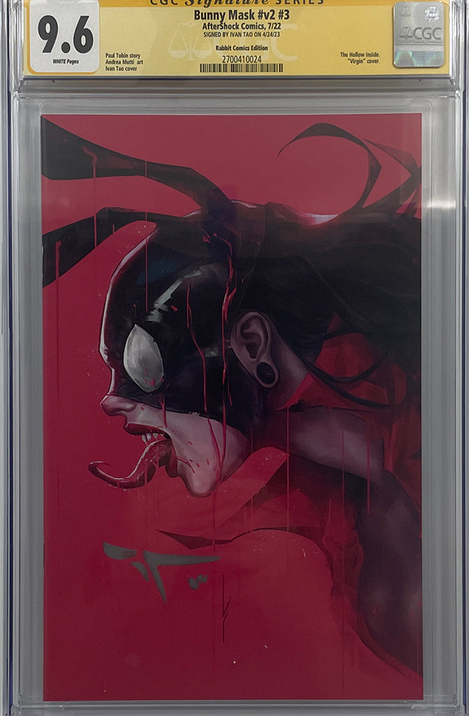 Bunny Mask: The Hollow Inside #3 | Ivan Tao Variant | CGC SS 9.6