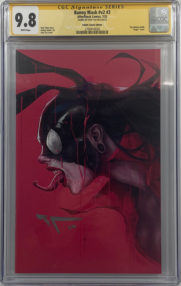 Bunny Mask: The Hollow Inside #3 | Ivan Tao Variant | CGC SS 9.8