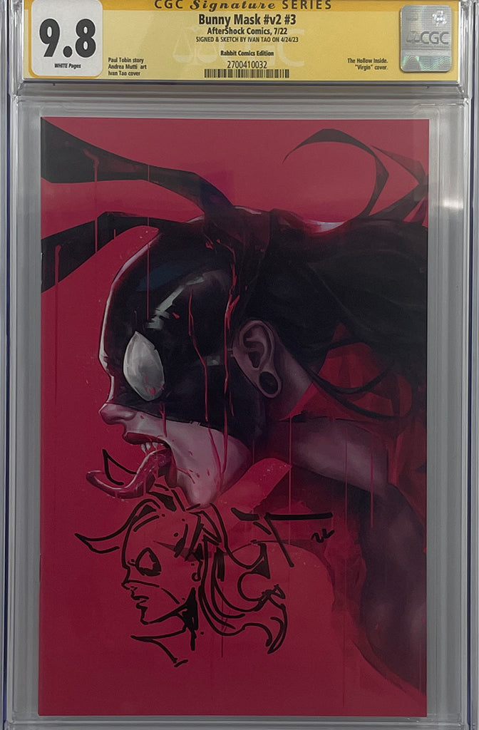 Bunny Mask: The Hollow Inside #3 | Ivan Tao Variant | CGC SS + Remark 9.8