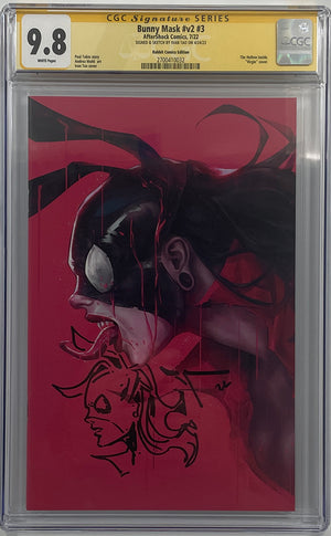 Bunny Mask: The Hollow Inside #3 | Ivan Tao Variant | CGC SS + Remark 9.8