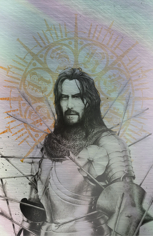 BRZRKR #1 PEN & INK | ANDREW K. CURRY NYCC FOIL VARIANT