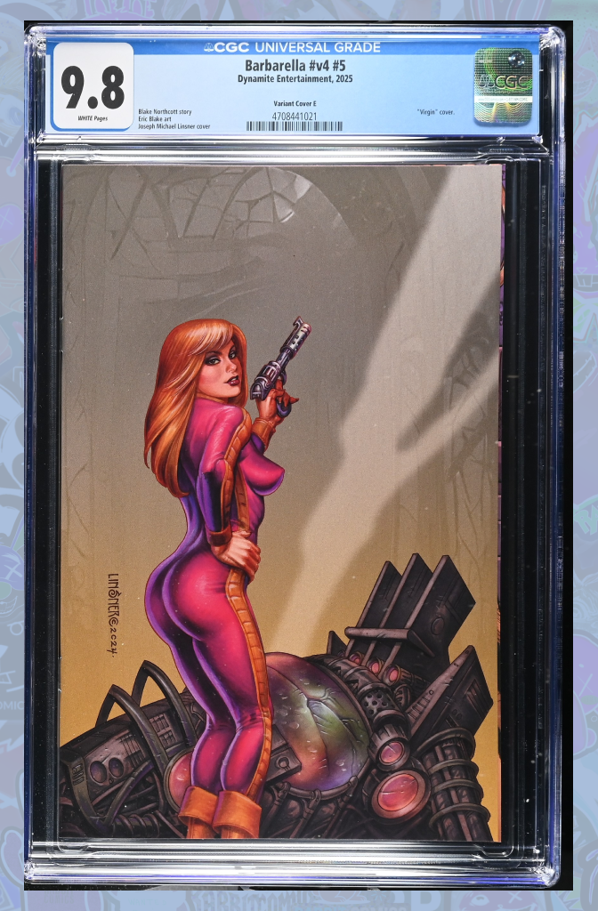 Barbarella #5 (Of 5) | Cover E  Micheal Linsner Limited Full Art Variant | CGC 9.8
