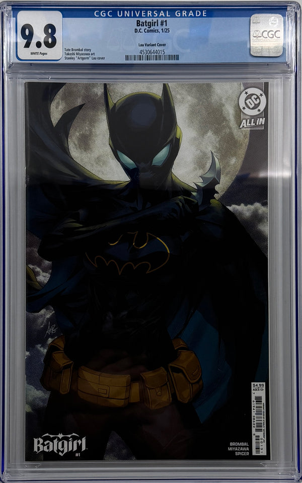 BATGIRL #1 | CVR C STANLEY ARTGERM LAU CARD STOCK VARIANT | CGC 9.8