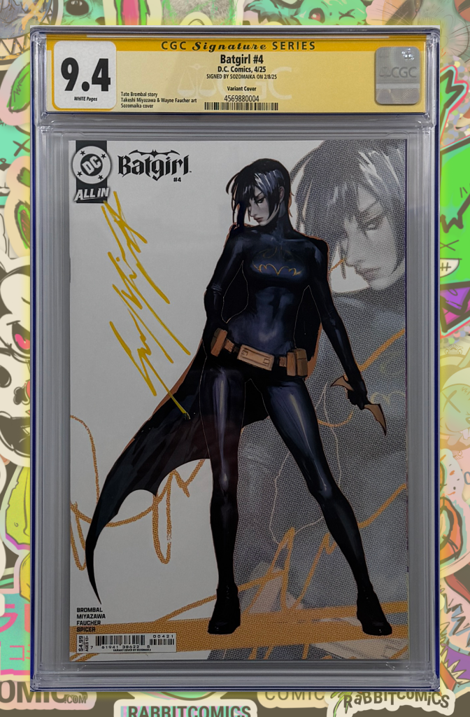 BATGIRL #4 | CVR B SOZOMAIKA VARIANT | SIGNED BY SOZOMAIKA | CGC SS 9.4