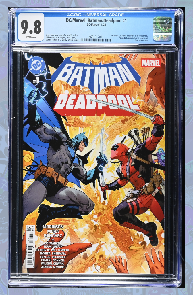 DC MARVEL BATMAN DEADPOOL #1 CVR A DAN MORA | CGC 9.8