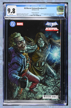 DC MARVEL BATMAN DEADPOOL #1 CVR C LEE BERMEJO VARIANT | CGC 9.8