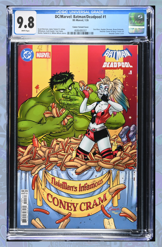 DC MARVEL BATMAN DEADPOOL #1 CVR F AMANDA CONNER VARIANT | CGC 9.8