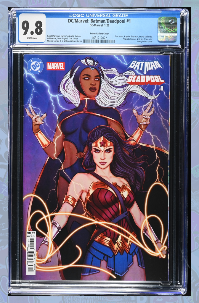 DC MARVEL BATMAN DEADPOOL #1 CVR H JENNY FRISON VARIANT | CGC 9.8