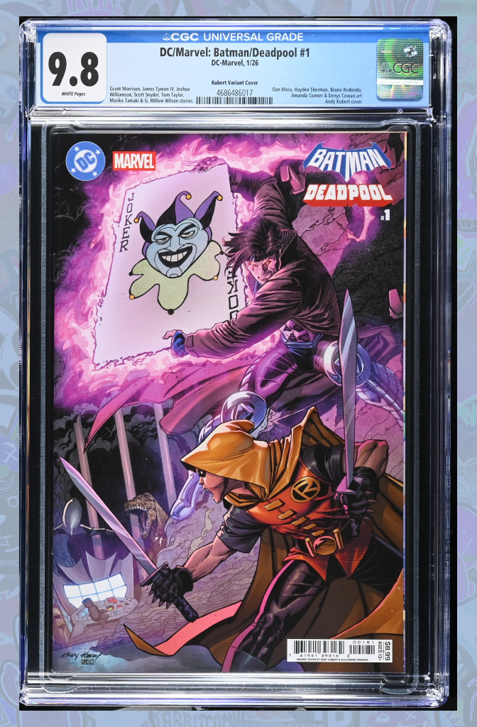 DC MARVEL BATMAN DEADPOOL #1 CVR I ANDY KUBERT VARIANT | CGC 9.8