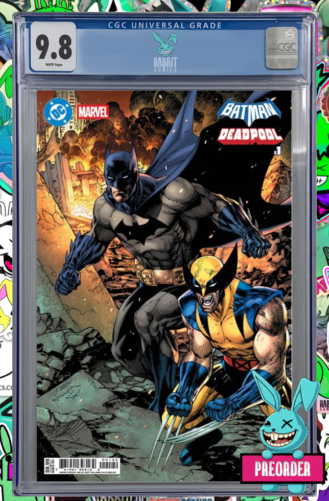 DC MARVEL BATMAN DEADPOOL #1 CVR K JIM LEE VARIANT | CGC 9.8 | PREORDER