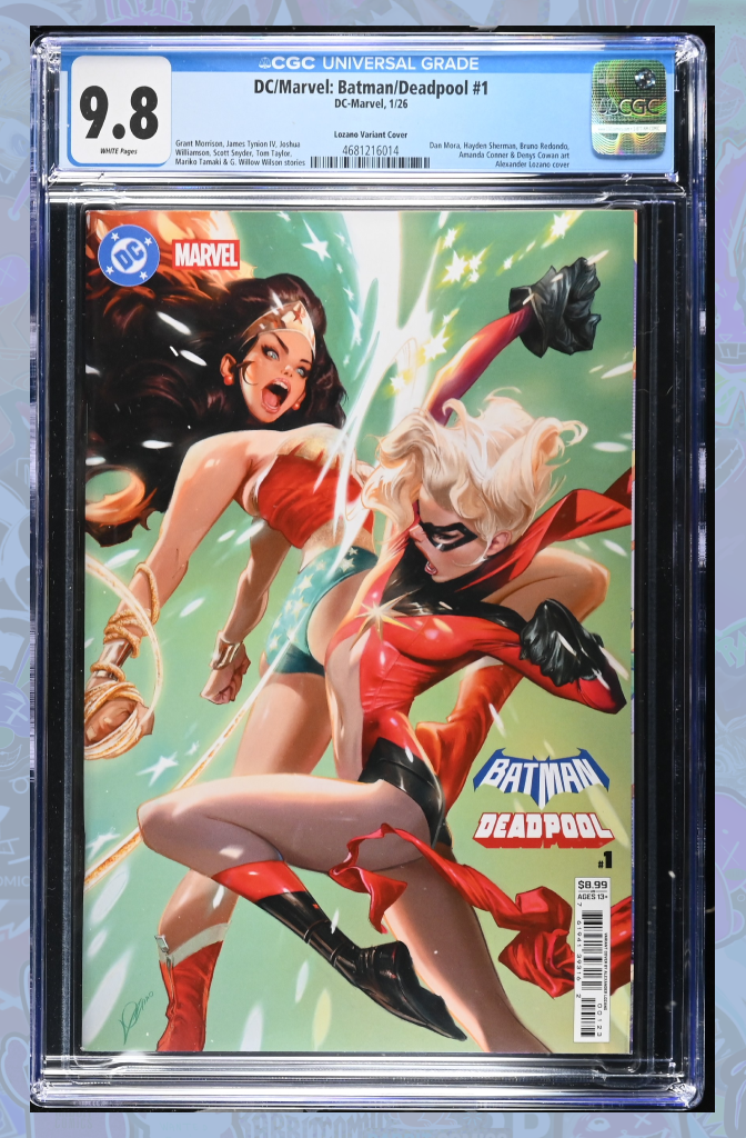 DC MARVEL BATMAN DEADPOOL #1 CVR L ALEXANDER LOZANO VARIANT | CGC 9.8