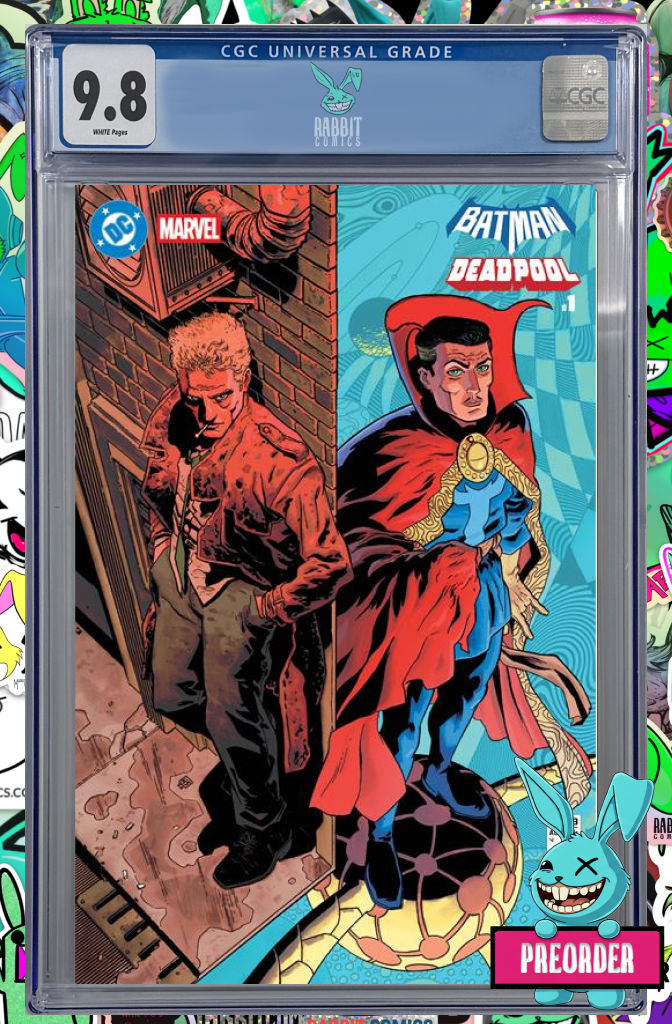 DC MARVEL BATMAN DEADPOOL #1 CVR P HAYDEN SHERMAN VARIANT | CGC 9.8 | PREORDER