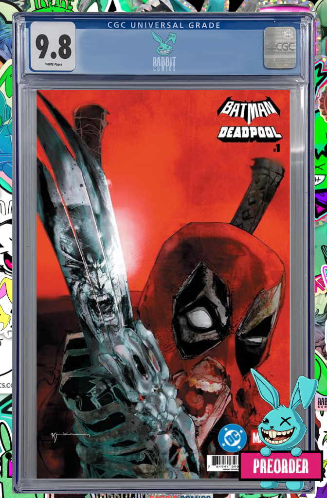 DC MARVEL BATMAN DEADPOOL #1 CVR Q BILL SIENKIEWICZ VARIANT | CGC 9.8 | PREORDER