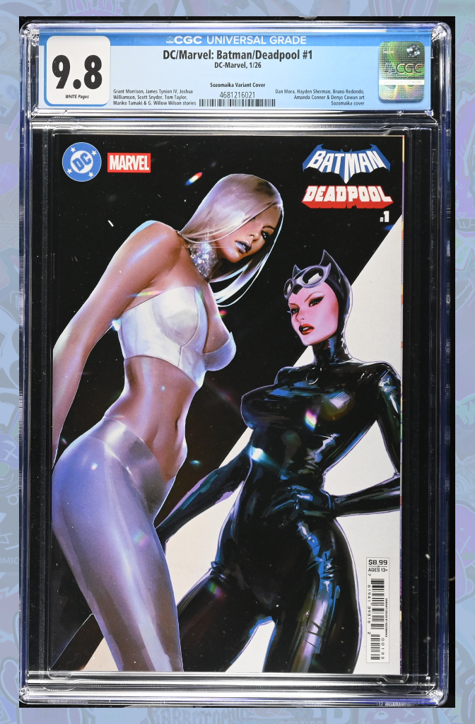 DC MARVEL BATMAN DEADPOOL #1 CVR S SOZOMAIKA VARIANT | CGC 9.8
